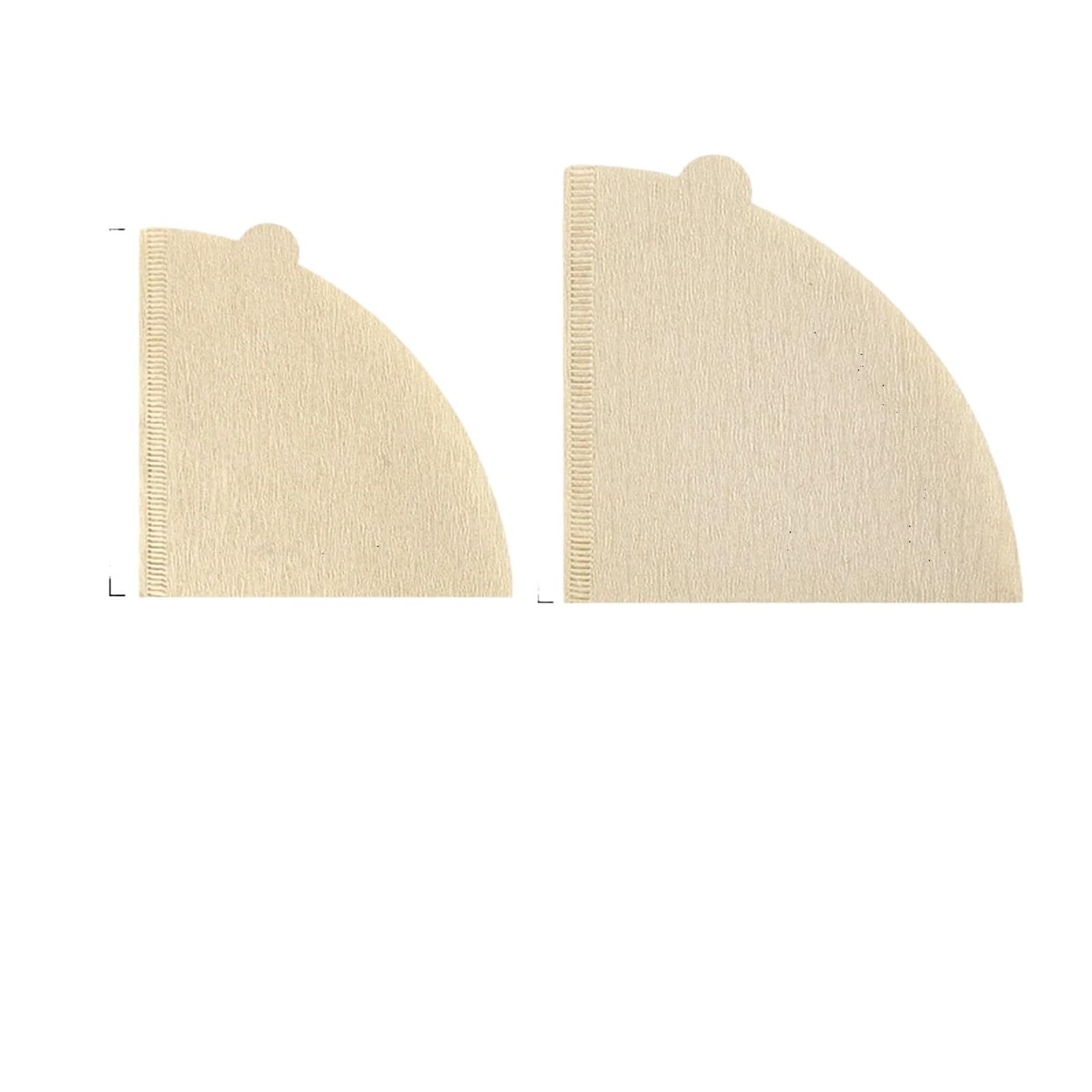 Papel De Filtro De Café Cónico Sin Blanquear, Compatible Con Vertido Cónico V01/V02, Apto For 1-2/1-4 Tazas, 200 Uds.(V02)