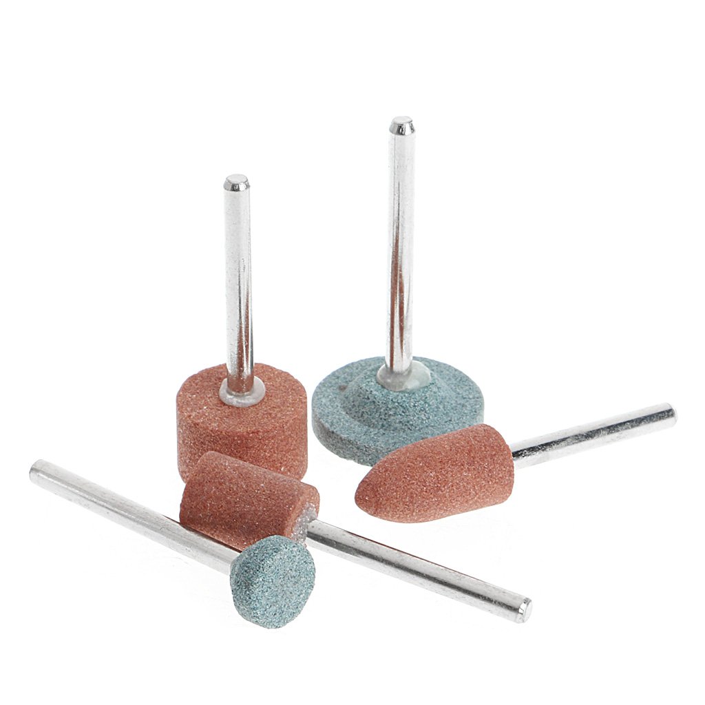 Yintiod5 pieces 3 mm shank wheel head grinding polishing electric grinder power tool