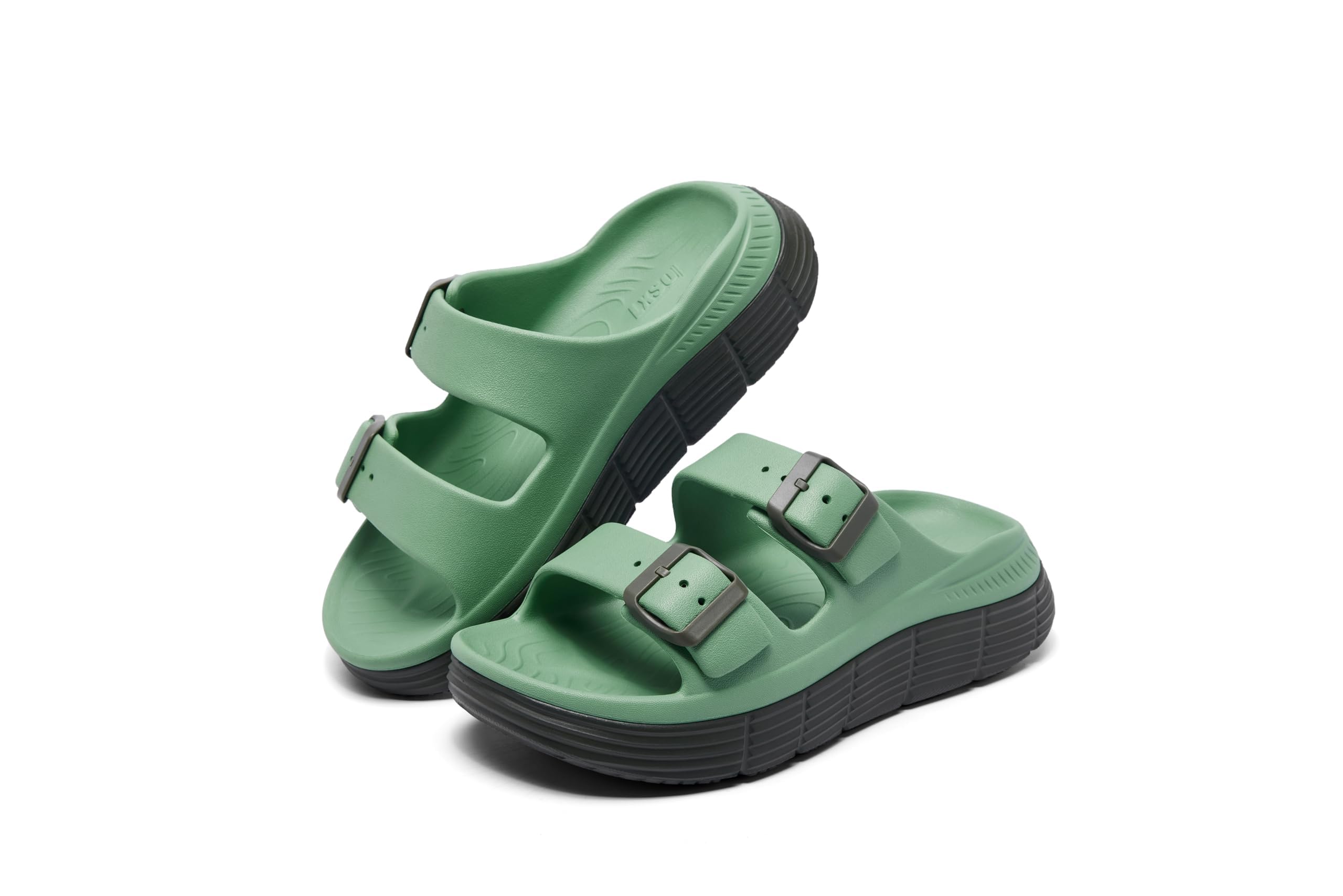 Women's Slide Sandals Recovery Sport Sandals Ladies Orthotic Adjustable Thick Cushion Reduces Stress on Feet, Joints & Back Post-Exercise With