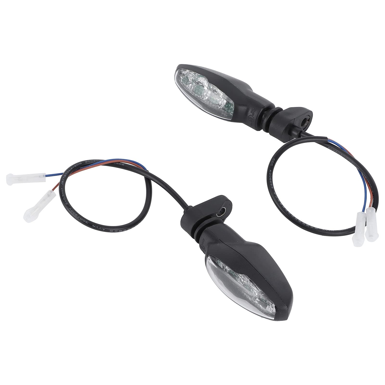 KIMISS 1 Paio di Indicatori di Direzione per Moto da 12 V, Indicatori di Direzione a LED Anteriori Color Ambra per Tiger 800/1200