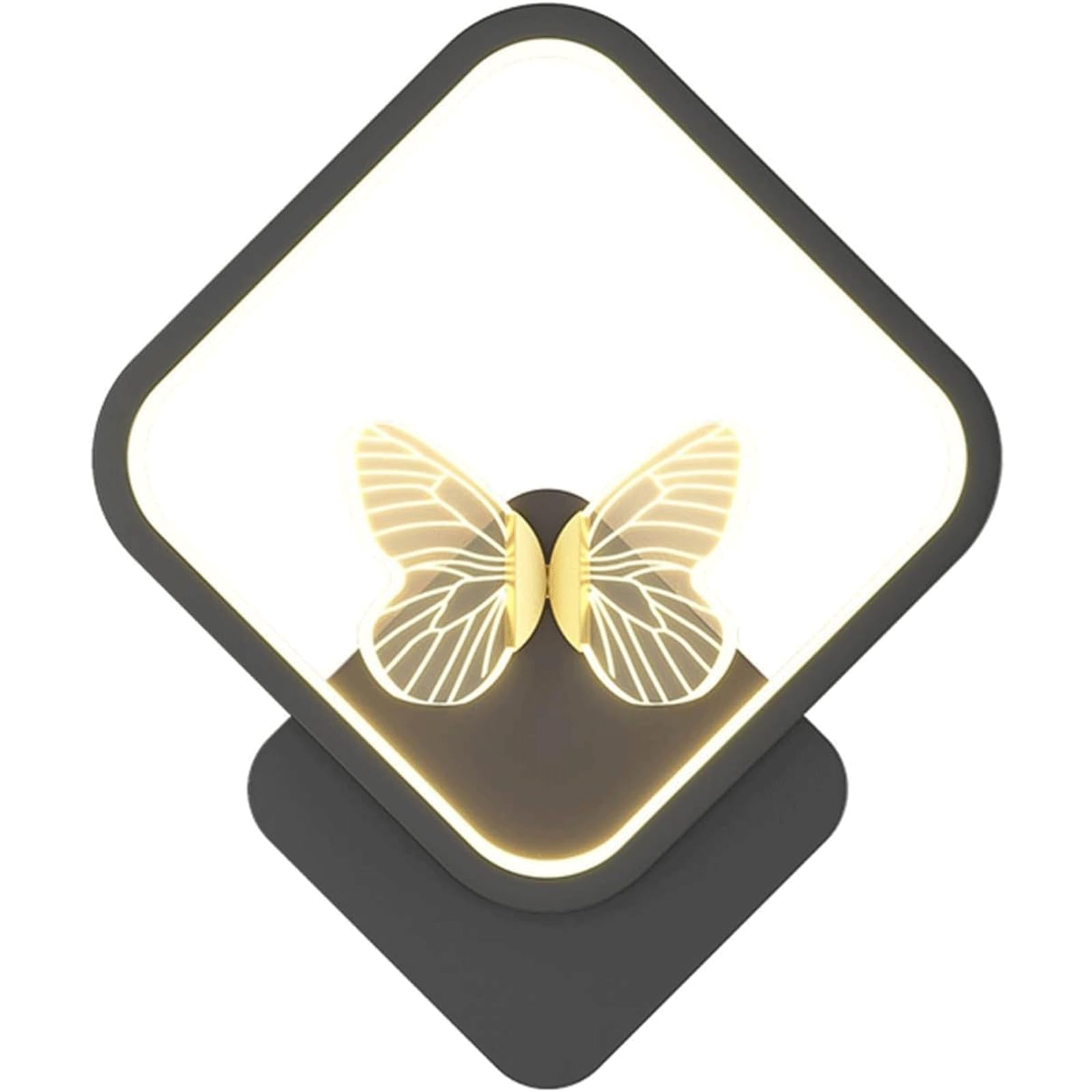 HXYSXHJUO Nordic Minimalist Butterfly Wall Lamp, Decorative Sconce for Living Room and Bedroom, Stylish Light Fixture
