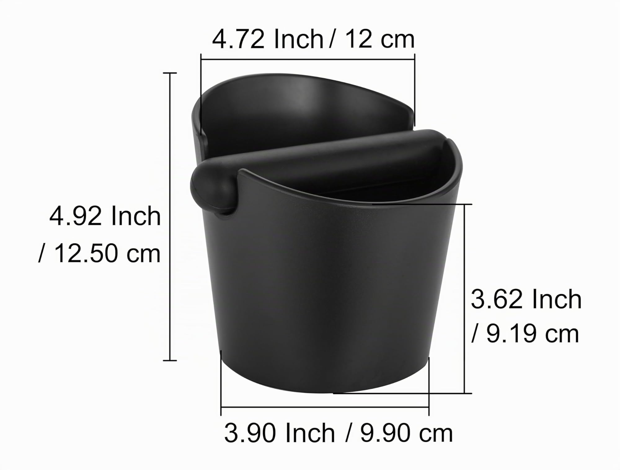 Kaffee Klopfdose Schwarz, Kaffeesatz Klopfdose, Kaffee Klopfdose Klein, Klopfbox Mini, Espresso Kaffee Klopfdose Klein, Kaffeesatz Behälter Klopfdose