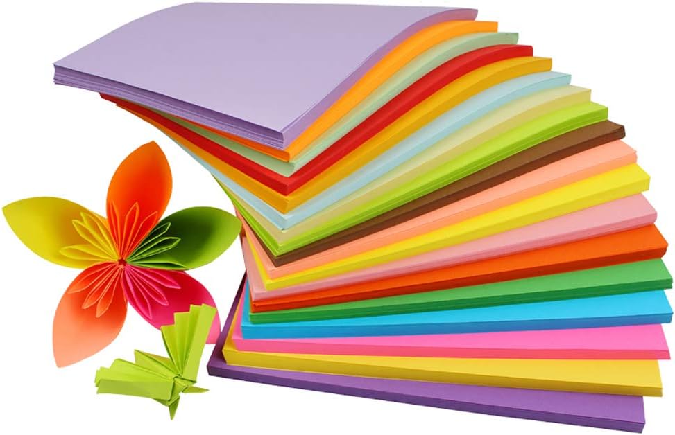 100 Sheets A4 Color Copy Paper Multipurpose Double Sided Origami