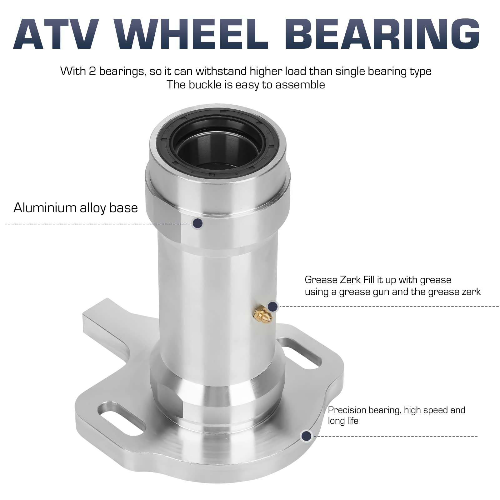 Complete Rear Axle Bearing Kit For 2004-2005 Yamaha YFZ450 ATV