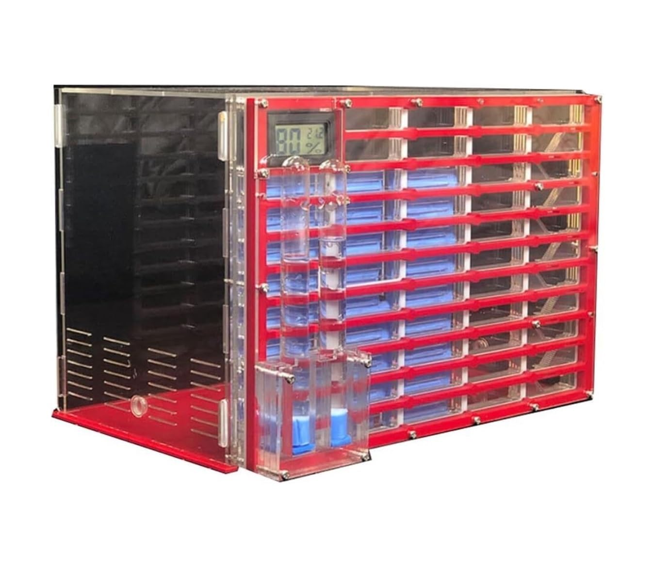 Ant Farm Ant House Ant Farm Professional Large Acrylic Ant Farm With Feeding Area Big Ants House Ant Nest Villa 11 Layers Ant Farm For Adults(Rosso)