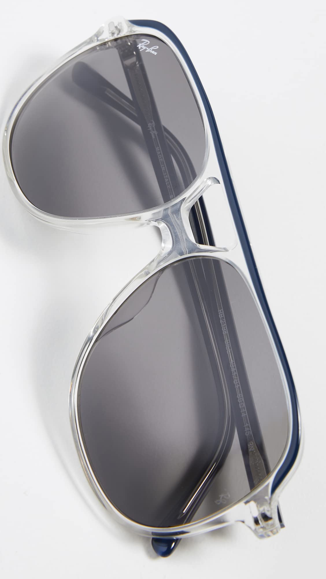 Ray-Ban Herren 0RB2198-1341B1-56 Sonnenbrille, BLU ON TRASPARENT, 56
