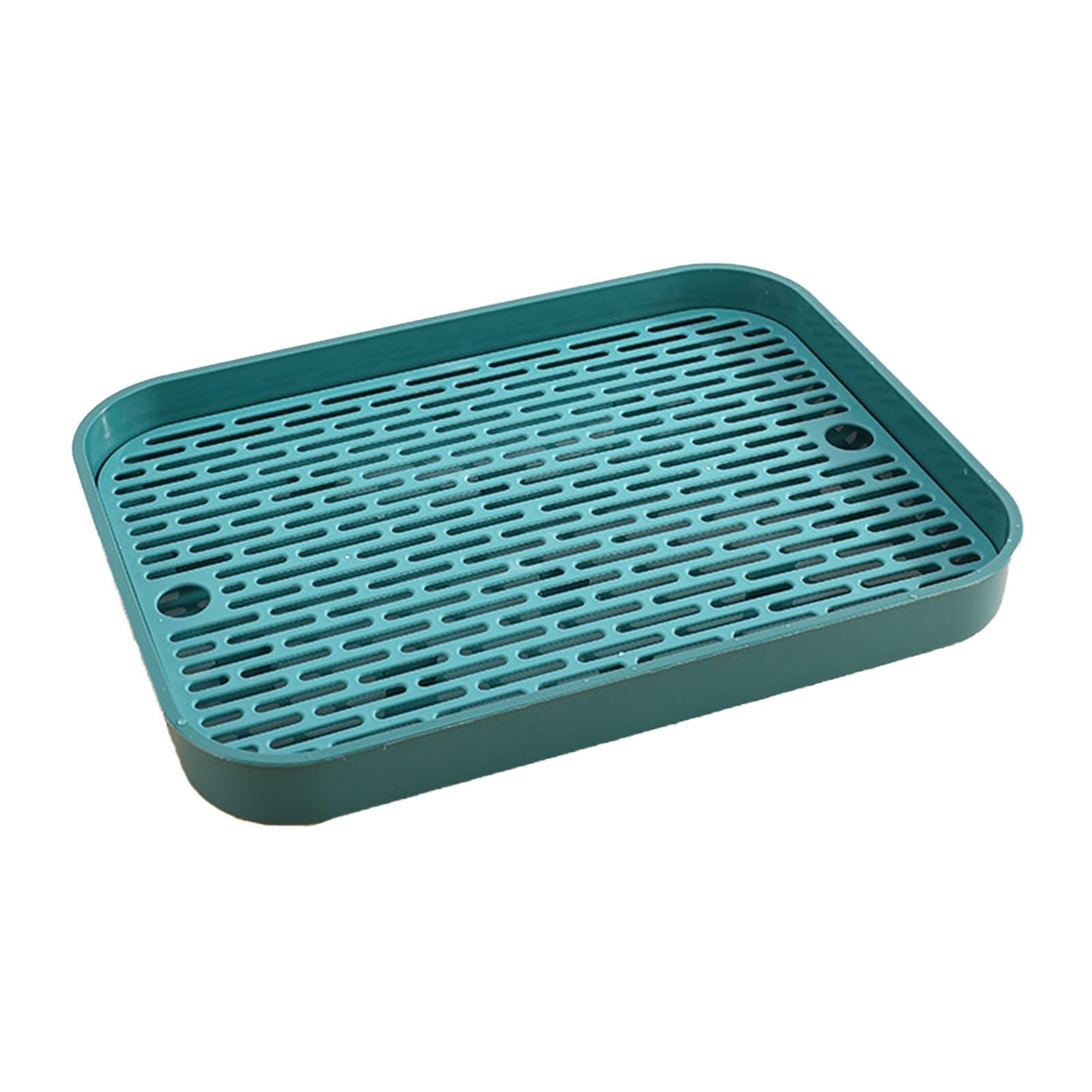 PP Tray,Double-layer Draining,Rectangular Fruit Storage Box,Detachable Design,Suitable for Tea Rooms(Color3)