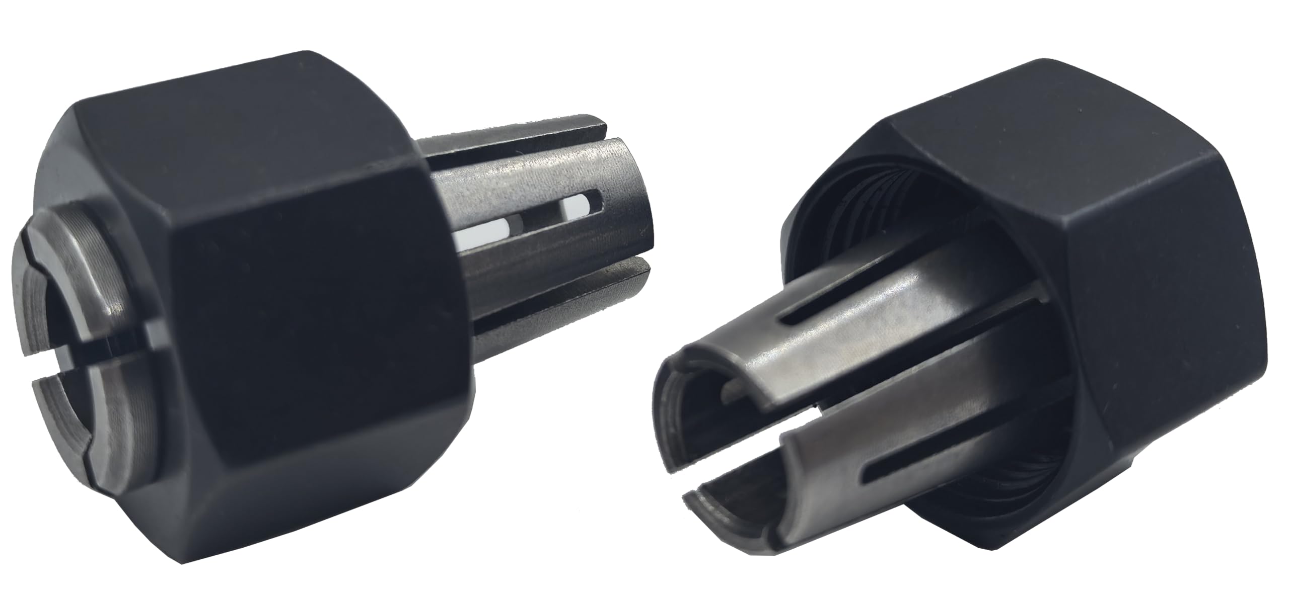 2 mandrini a pinza N693118 A24215SV 1/4" 6,35 mm per Dewalt DCW600B DWP611 | Sostituisce il cavo Porter 450 4512 con gruppo dado 450PK DCW600B-CA DWP611PK utensili elettrici