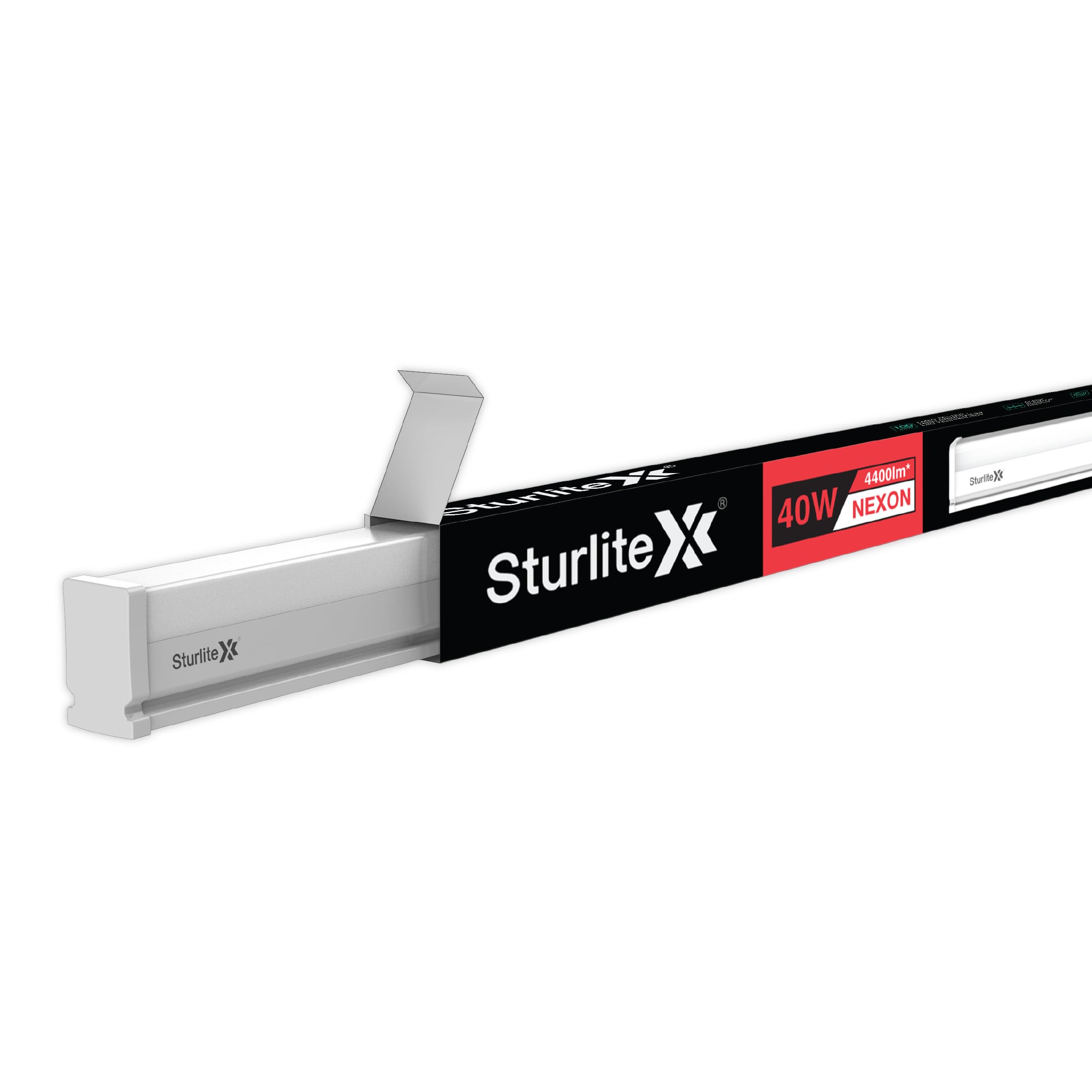 Sturlite Nexon 40 Watt LED Batten| 6500K Cool White Color Temperature Tube light| Sleek Elegant Design With CRI Tech| LM-80 Tested, 4300 Lumens| 25000 Hrs Rated Life - (Pack of 1)-image-48