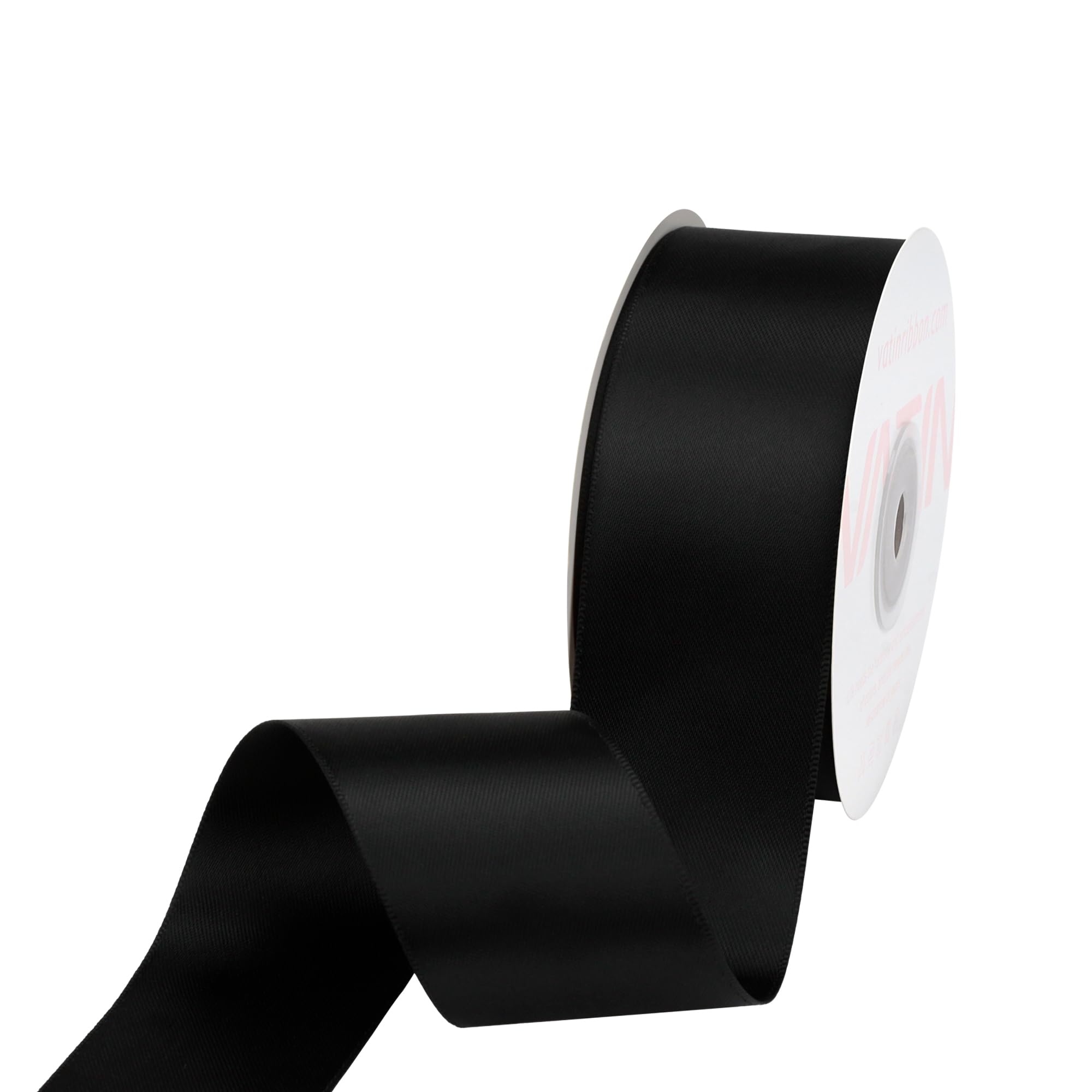 VATIN 100mm Wide Double Faced Polyester Deep Navy Blue Satin Ribbon- 4.5 Metre/Spool, Perfect for Chair Sash, Making Bow, Sewing and Wedding Bouquet — view 56