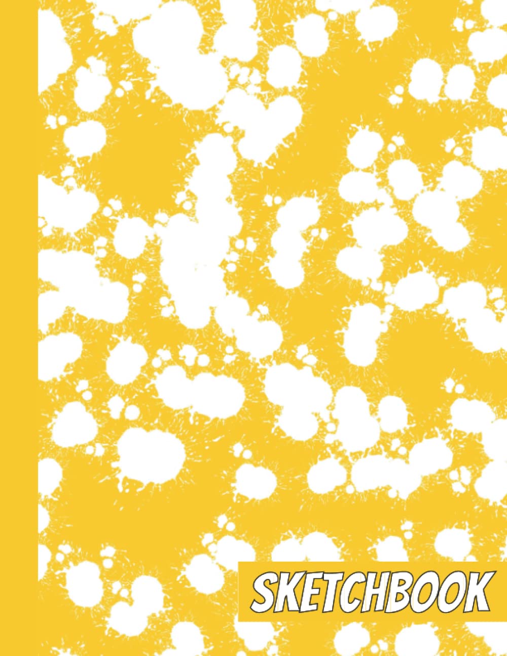 Yellow Sketchbook: Sketchbook 8.5x11 Drawing Notebook For Drawing Doodling Or Sketching With Pencils, Pens or Markers 100 Sheets