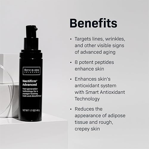 Miniatura 9 de Revision Skincare Nectifirm Advanced Crema reafirmante para el cuello, aborda el envejecimiento moderado a avanzado en el cuello y el escote, reduce