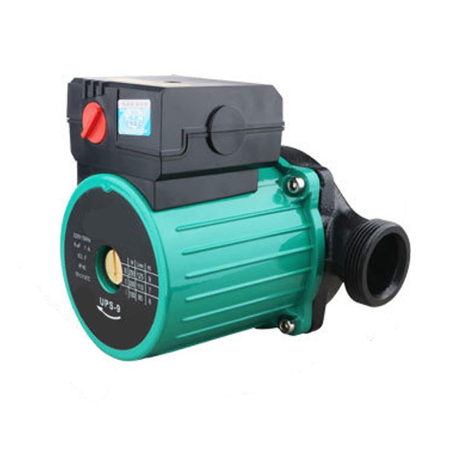 Merhovo Pipe Diameter 32Mm Water Pump, 220 250W Shielded Circulating Pump Household Silent Geothermal Pipeline Booster Hot Water(Pipe Diameter 32Mm)