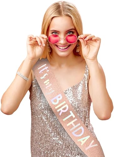 Miniatura 7 de Banda de cumpleaños  Banda It's My Birthday  Decoraciones de cumpleaños para mujeres, cumpleaños, niñas, accesorios de cumpleaños, decoraciones de