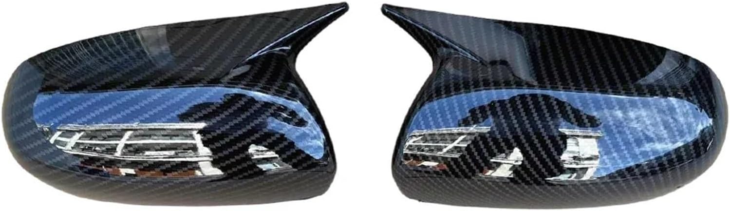Compatible For KIA K3 Forte Cerato Ceed 1 2009-2011 Car Rearview Side Mirror Cover Wing Cap Exterior Sticker Door Case Trim Carbon Fiber(Carbon Fiber)