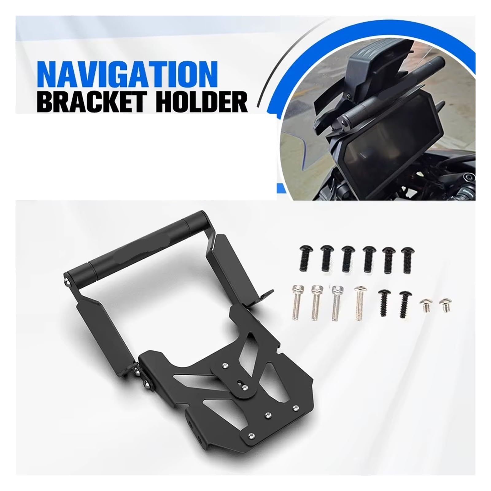 Per Yamaha Per Tracer 9 GT + 9/GT/GT Plus 2033 2024 2025 2026 Navigazione GPS Del Telefono Staffa Di Montaggio Barra Estensione Supporto staffa gps moto