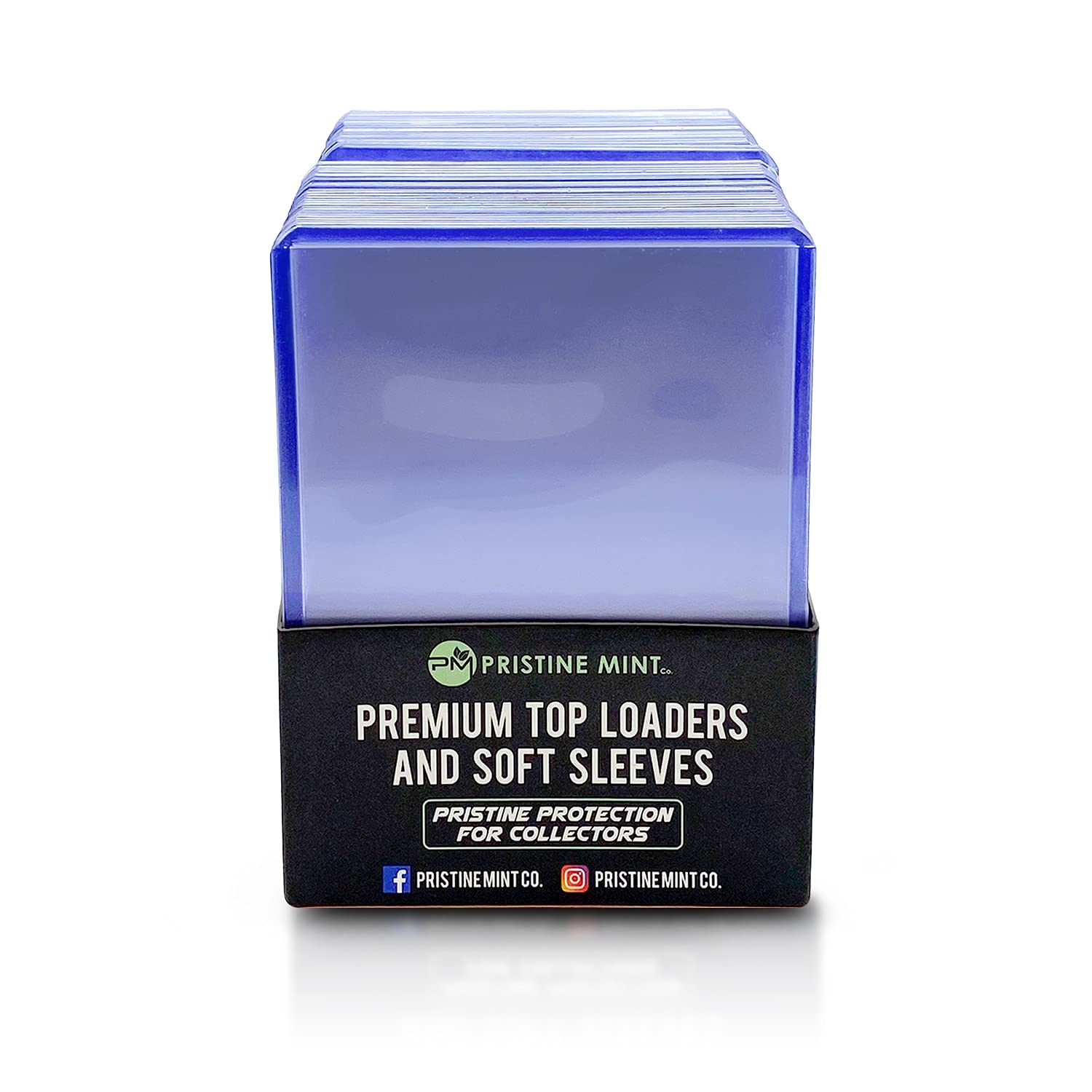 Pristine Protection Bundle - 50 Count 3 x 4 Toploaders and 100 Soft Sleeves  - For Standard Size Trading Cards