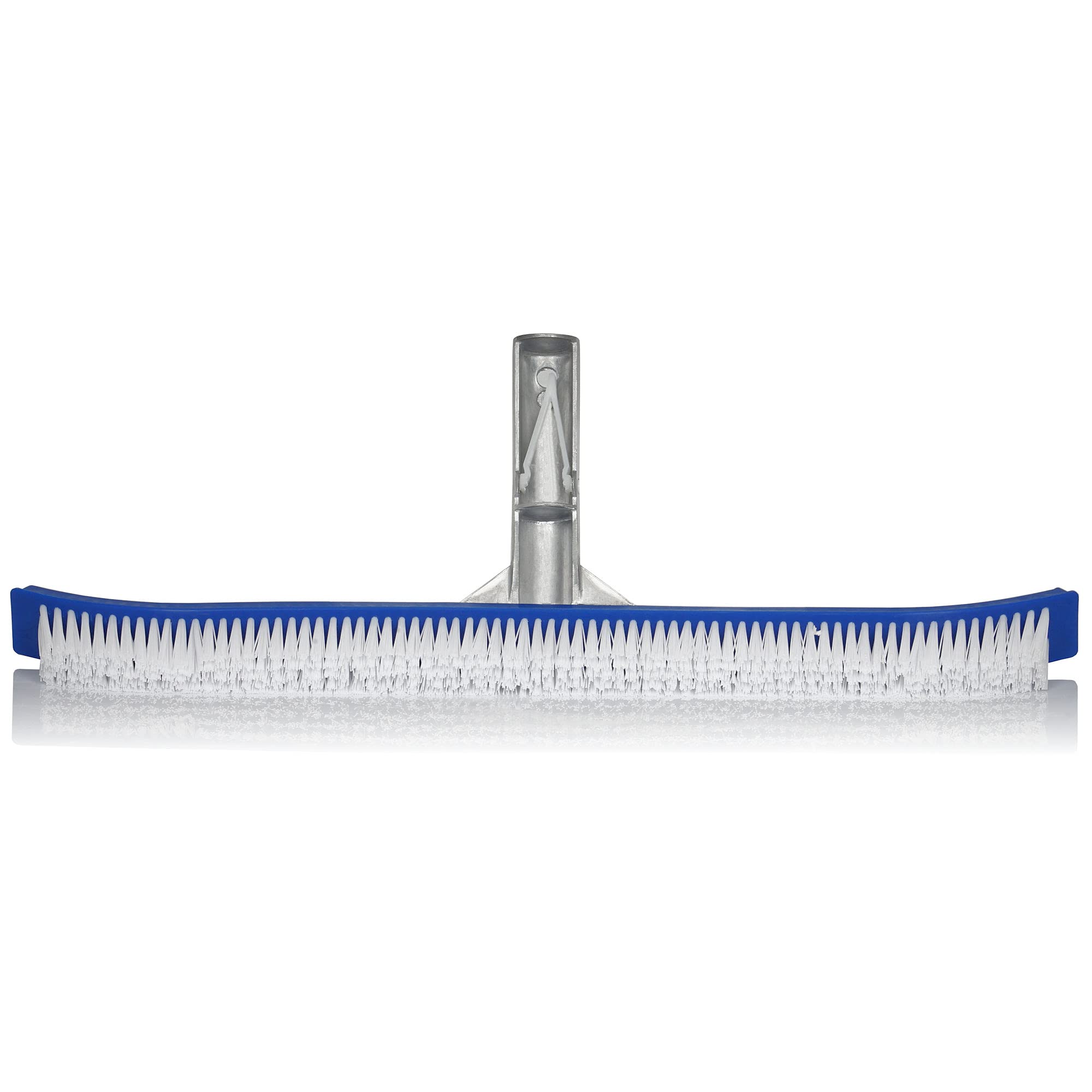 Zelsius Spazzola per piscina con angoli arrotondati | 44 x 3 x 5 | Pulitore per pavimenti di piscine per asta telescopica | pulitore per pavimento