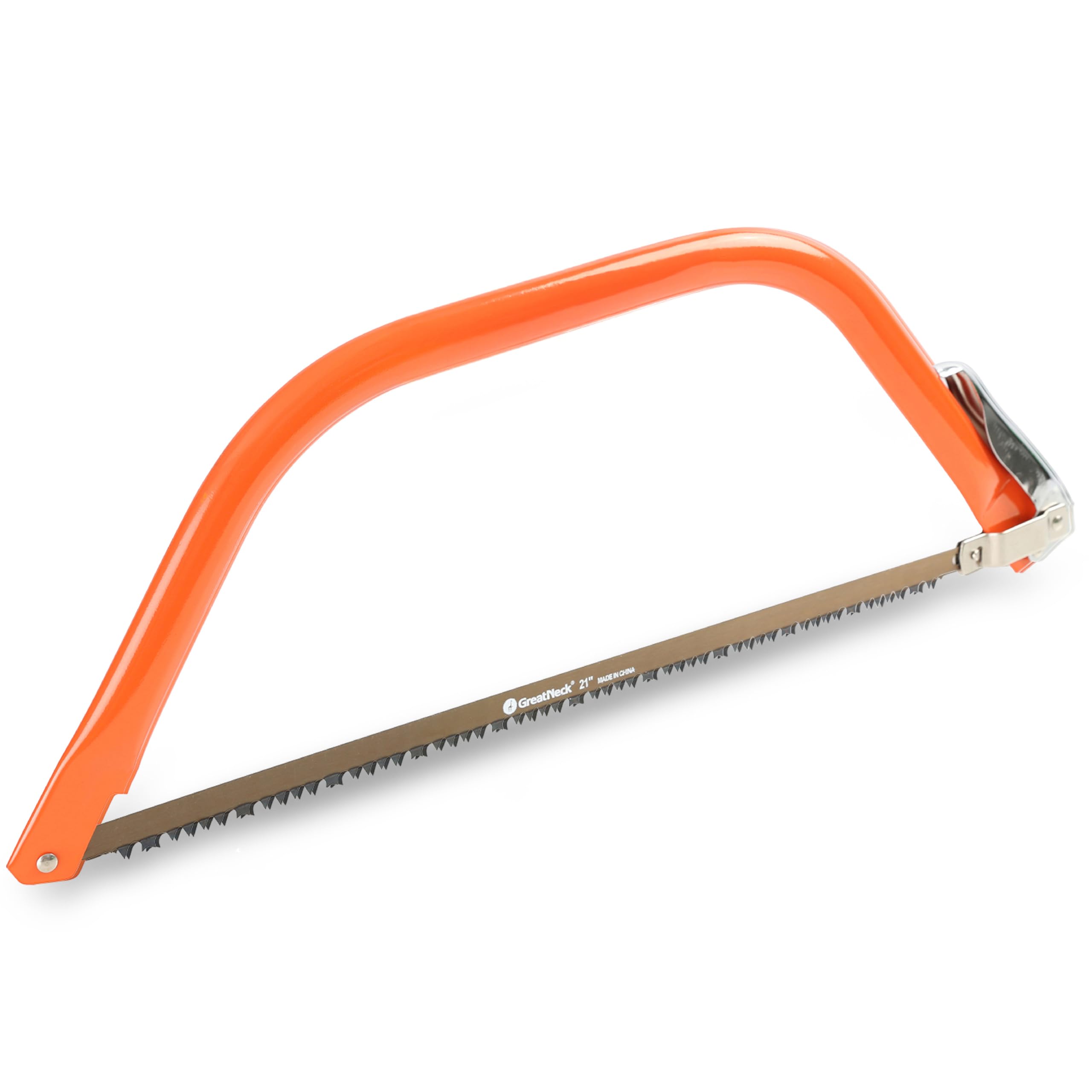 GreatNeck BB21 21 Inch Bow Saw, Bow Saw Blades 21 Inch, Bow Saws For Camping, Hand Saw Wood Cutting, Bow Saw Blade 21 Inch