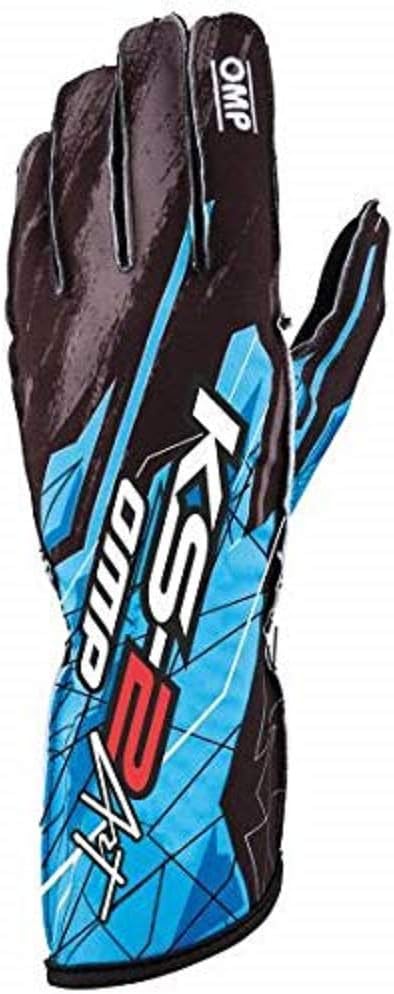 OMP KS-2 Art GLOVE ブラック×シアン 05サイズ (BLACK/CYAN