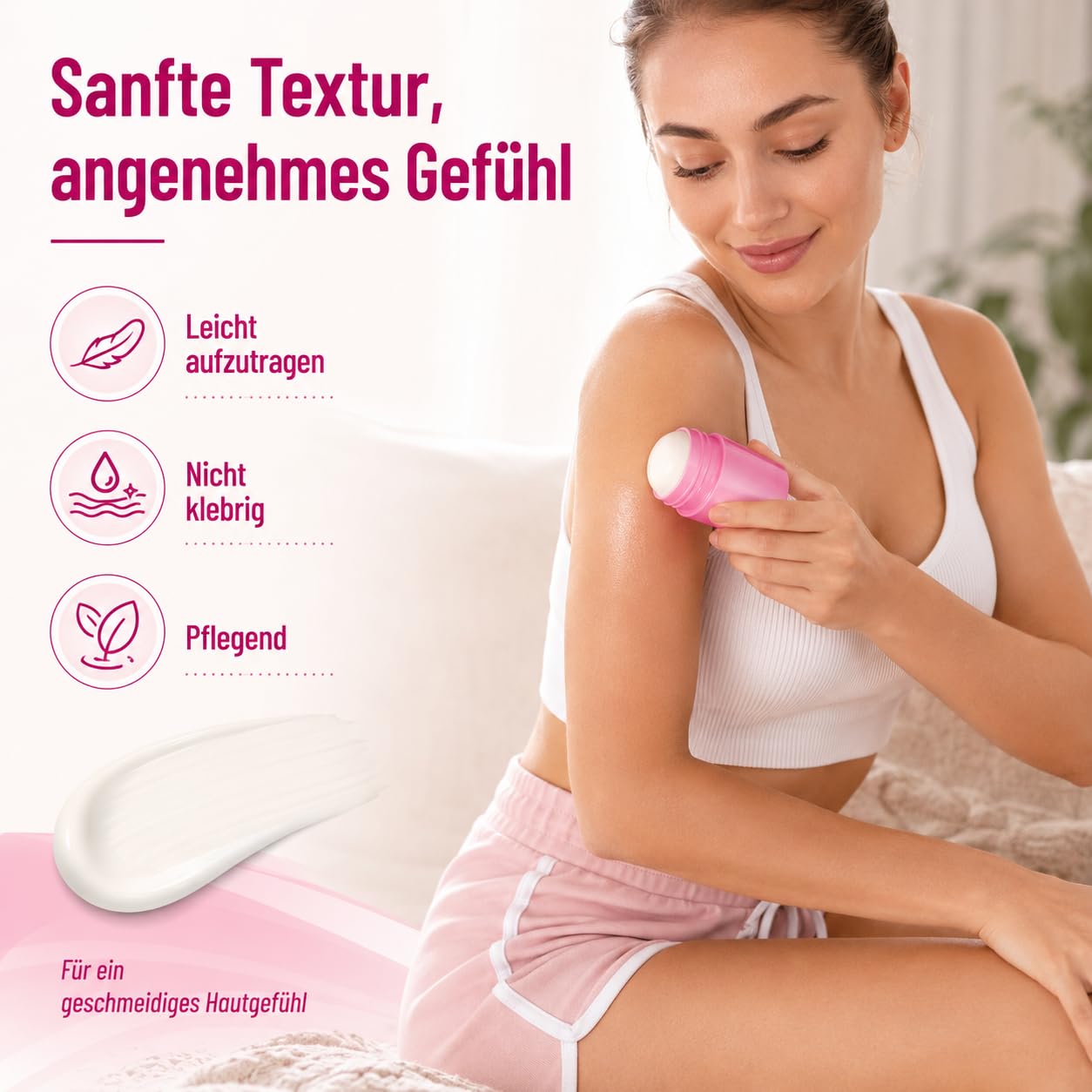 2 Stück Anti-Wundreib-Stick, Anti Chafing Stick, Anti-Chafing Balsam Stick - Reibungsschutz für Oberschenkel, Füße & Achseln - Pflege Stick für Sport, Reise & Alltag