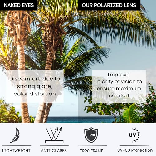 XXL Size Extra Large Square 157MM Polarized Sunglasses for Big Wide Heads Men TR90 Lightweight UV400 Glasses 6