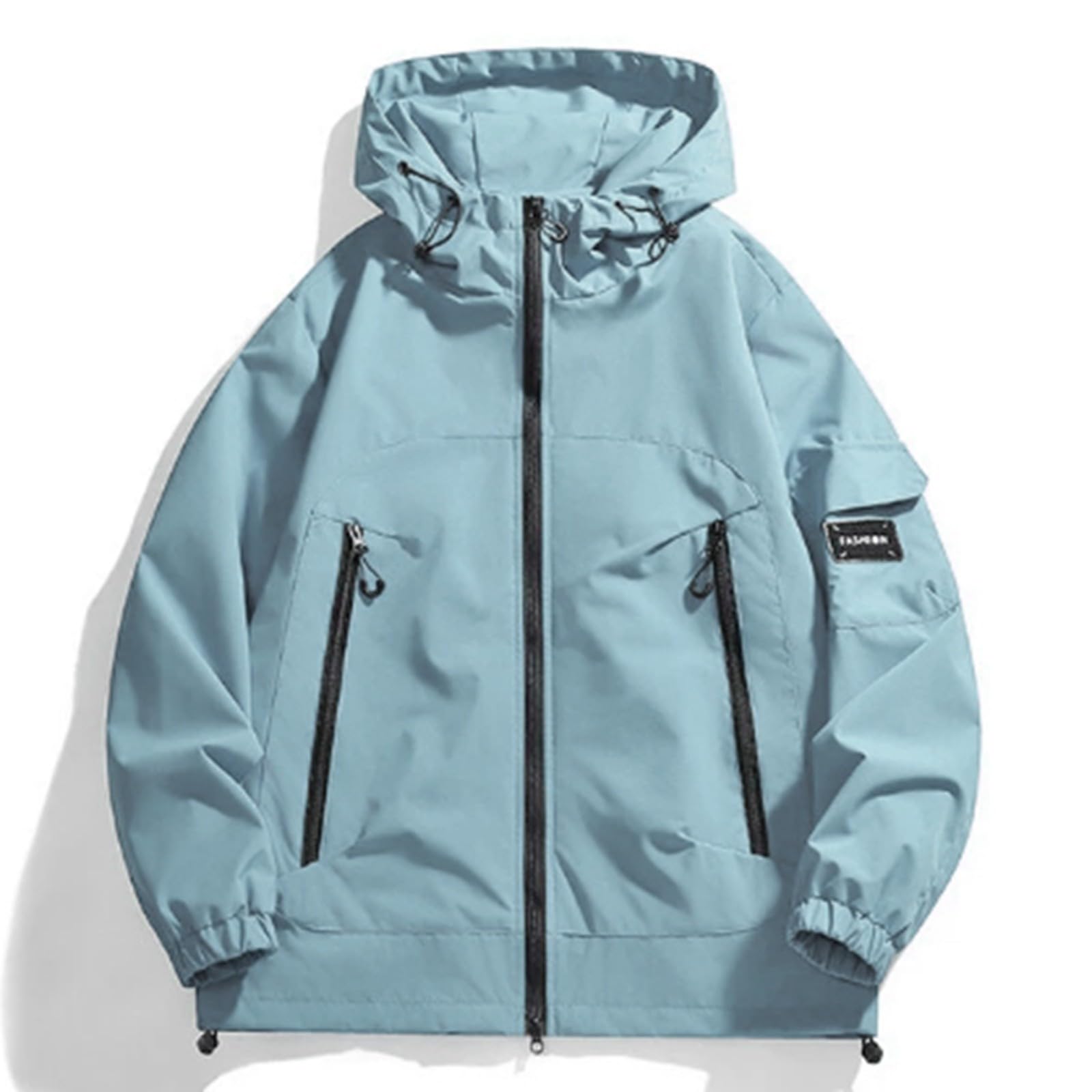 Generisch Damen Lederjacke Trendiger Vielseitiger Einfarbiger Lockerer Damenmantel Windjacke für Paare im Alltag