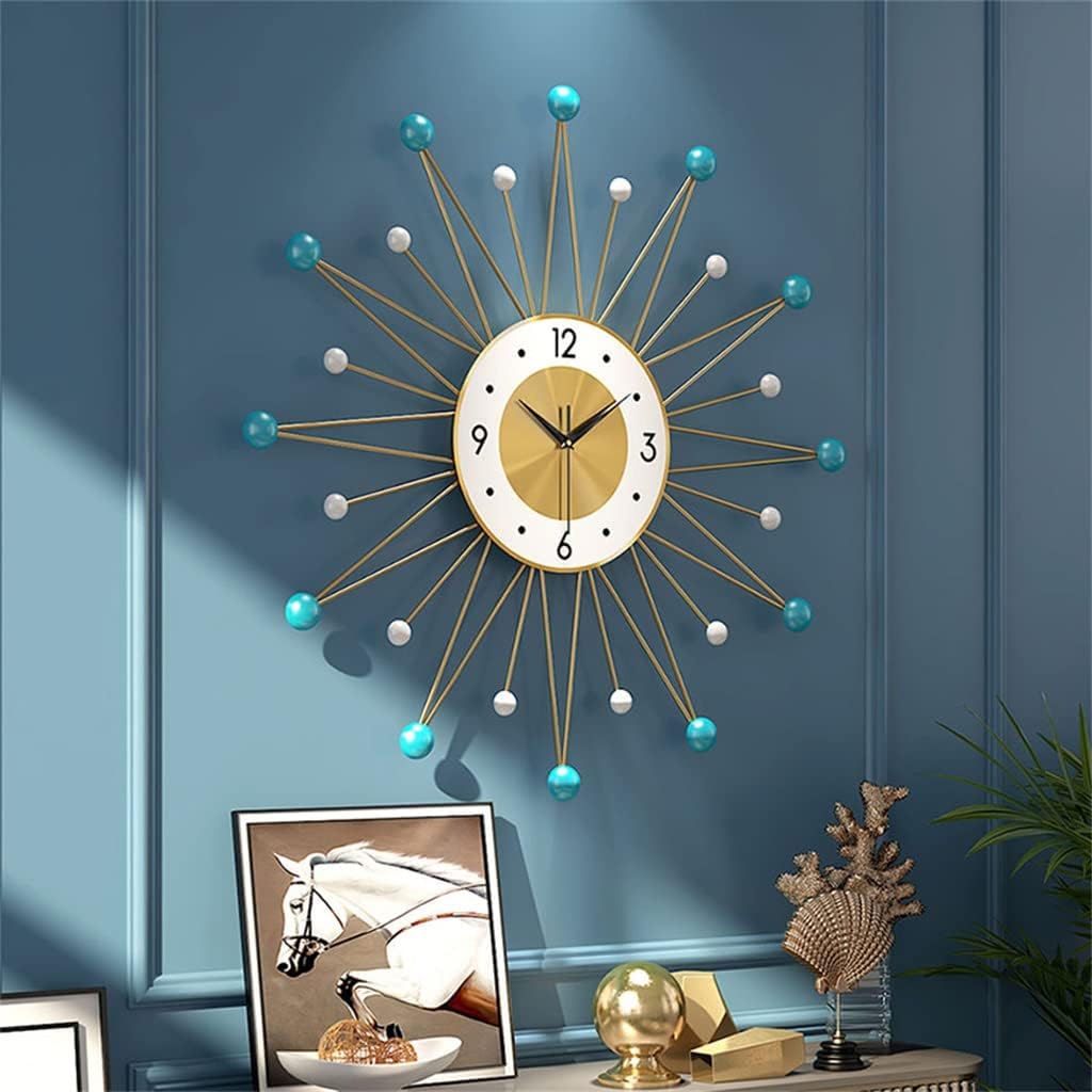 N/A Fashion Large Design Wall Watch Nordic Mute Living Room Home Decoration