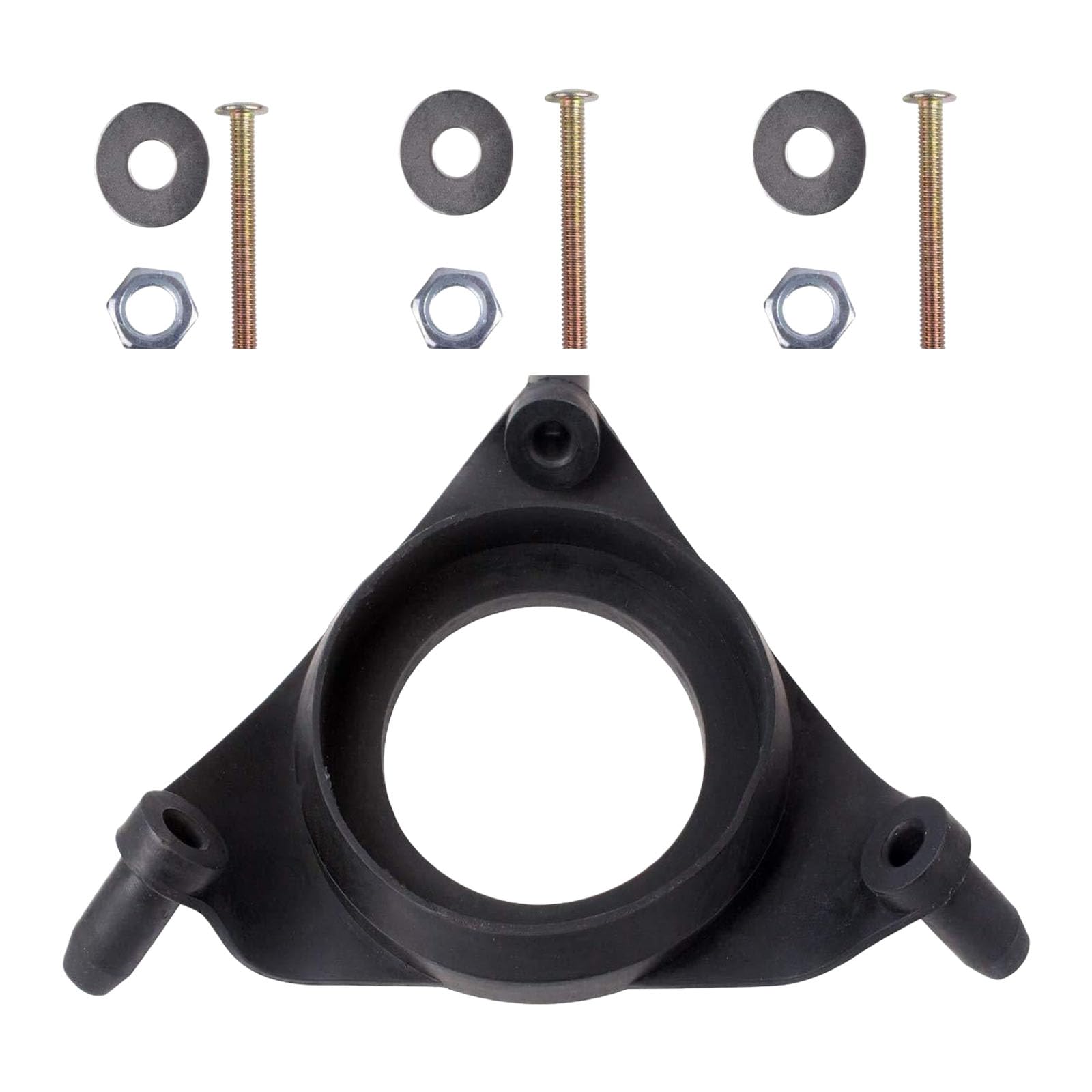 Cazstyk Multicolor Premium Rubber Triangles Seal Gaskets For Toilet Tanks Bolt Installation Prevents Leaks Triangles Shape Rubber Seal Gaskets