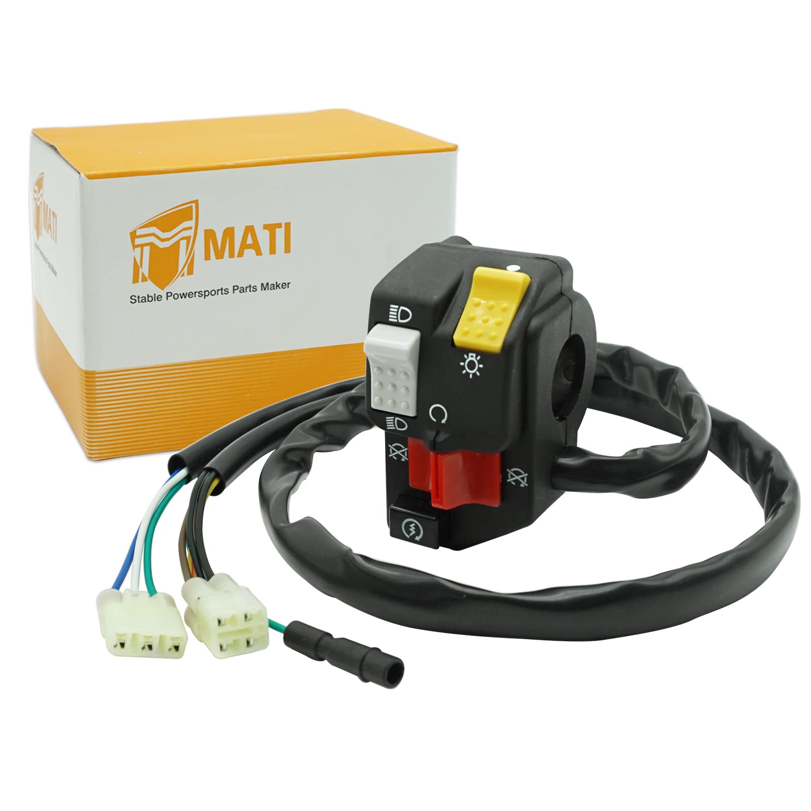 AUTOKAY Interruptor De Manubrio Eléctrico De Arranque De Cambio Para Honda Foreman 450 TRX450 4x4