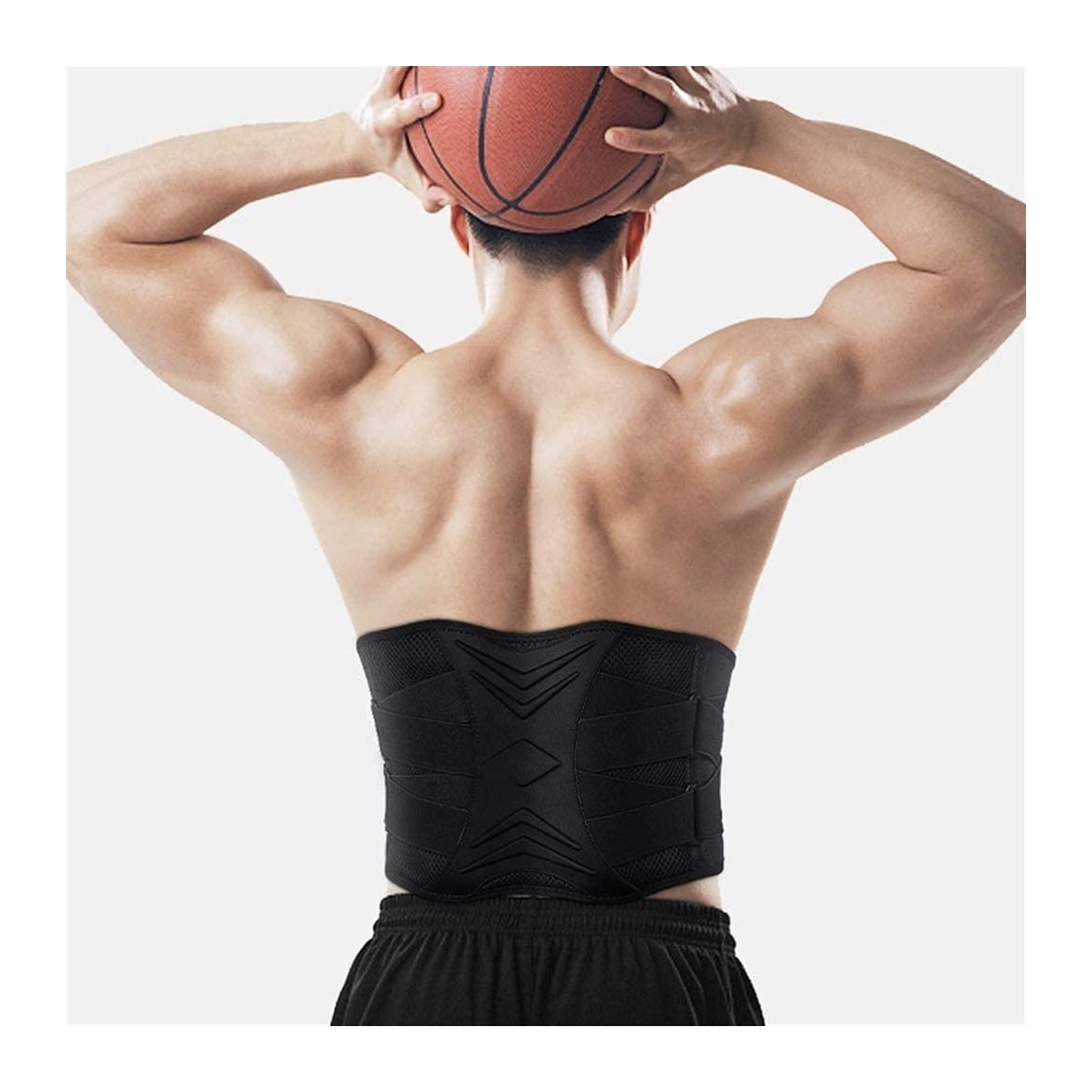 Faja Lumbar con Correas Ajustables para Hombres Y Mujeres, Doble Compresión Y Protección Térmica.,