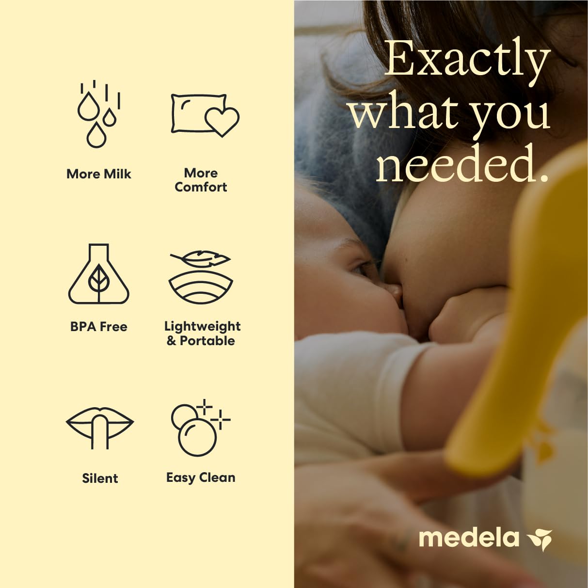 Medela Harmony Manuelle Milchpumpe, Einhand-Milchpumpe mit Flex-Brustschutz für mehr Komfort und Ausdrücken von mehr Milch