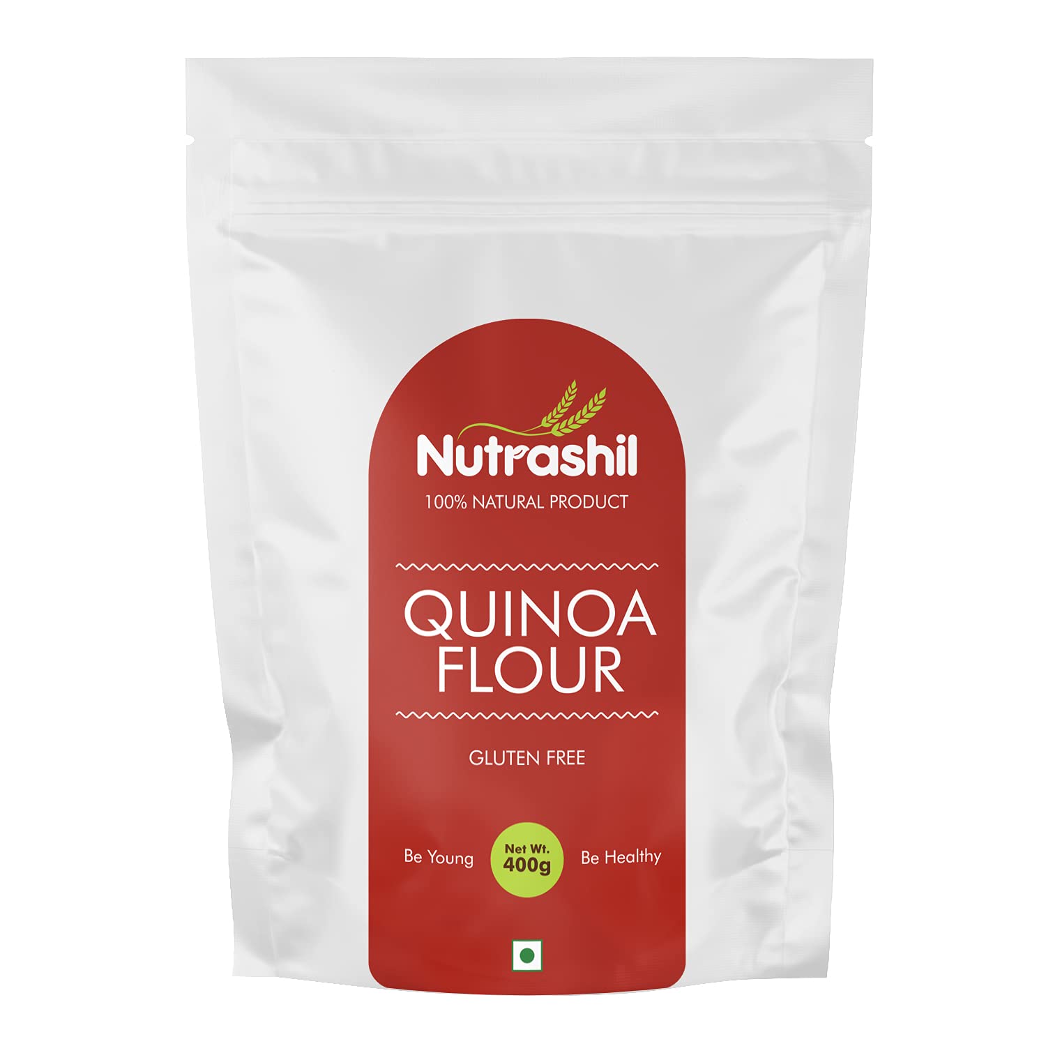 Nutrashil Quinoa Flour 400 GMS | Soft Fluffy Rotis | Protein Rich Chakki Ground Atta | Gluten Free | 100% Natural