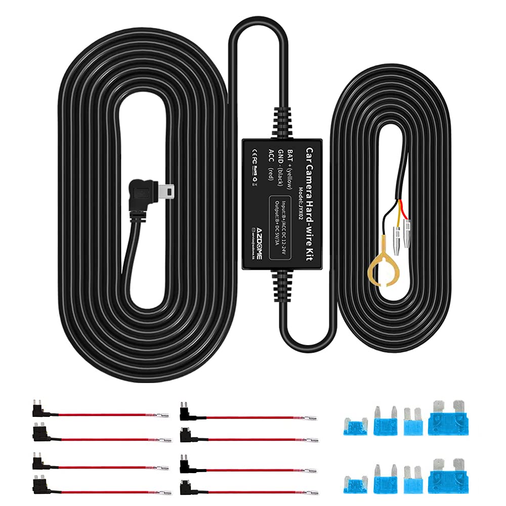 Buy AZDOME 3Lead Acc Hardwire Kit MiniUSB Port for M550 Dash Cam