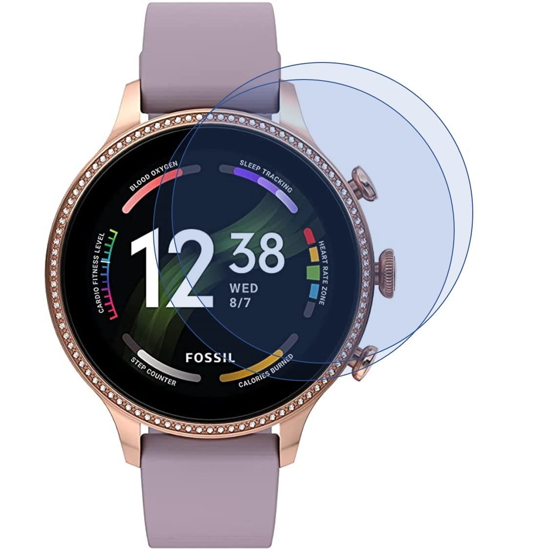 DVTECH� (Pack of 02 Flexible resistance Glossy Smartwatch Screen protector for Fossil Gen 6 (42mm) (Not a Tempered glass) (B0B53FRB61) Amazon Price History, Amazon Price Tracker