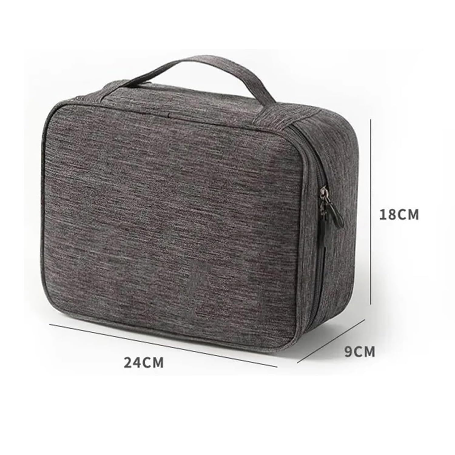 Borsa organizer for cavi 2 pezzi, borsa da viaggio digitale separata(Purple)