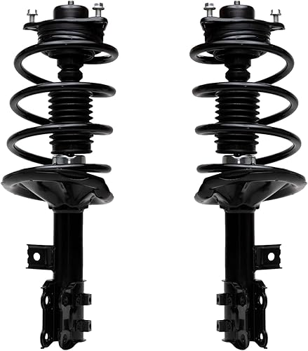 Miniatura 2 de Detroit Axle - Amortiguadores delanteros con resorte helicoidal trasero de repuesto para Kia Forte Koup Forte5 2010-2013