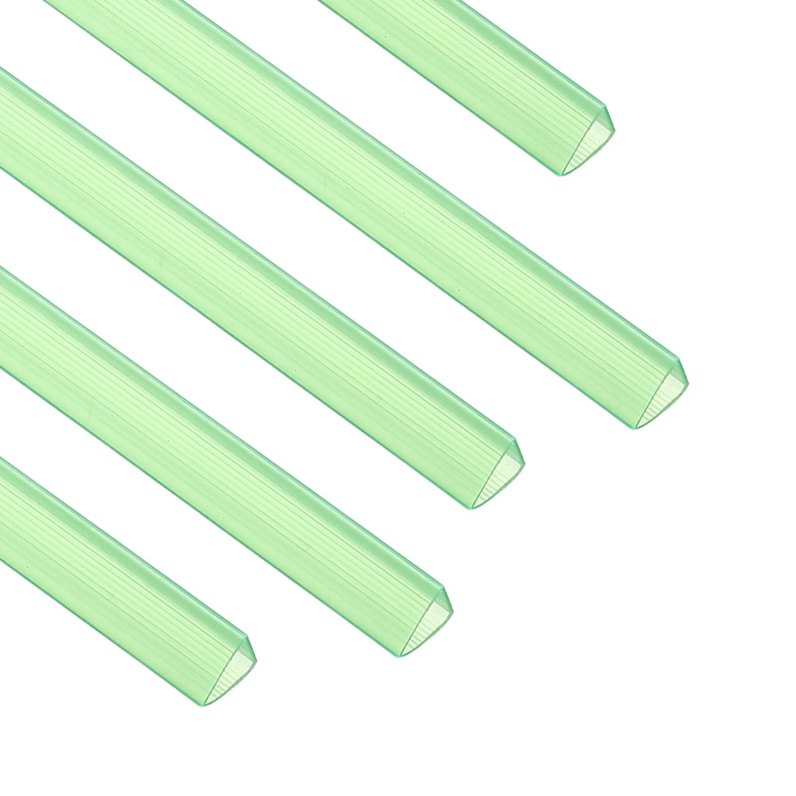 PATIKIL 30Pcs Binding Bars, 10x10mm Binding Bars Slide Grip 70 Sheets Capacity A4 Size Report Binder Presentation Binder for Study Office Report Cover Resume, Transparent Green