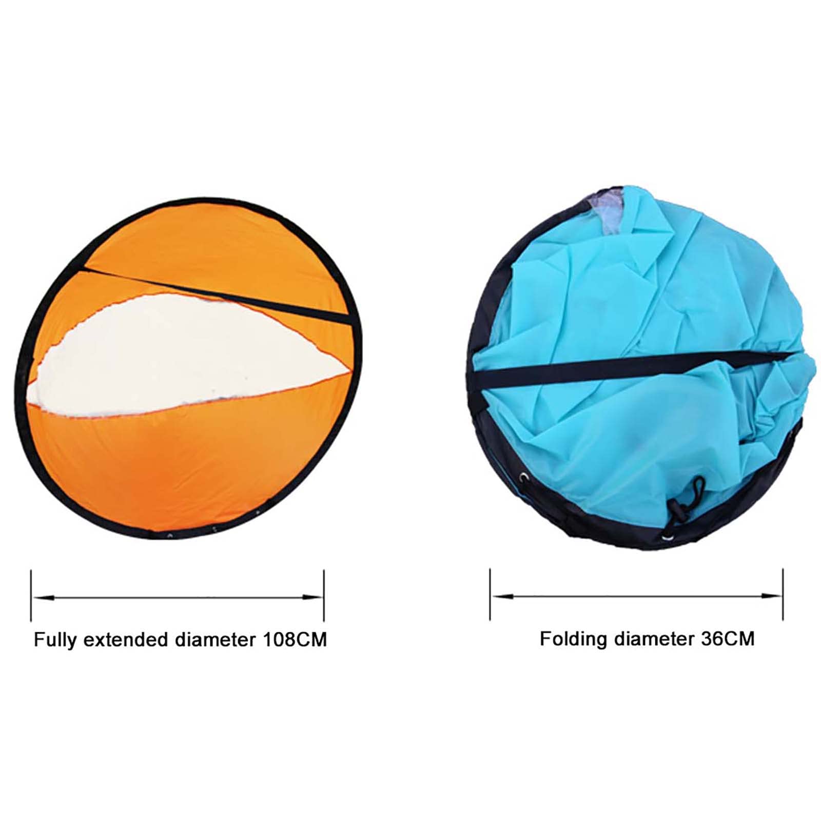 Vela Da Kayak 42 Pollici Con Finestra - Leggera E Impermeabile - Per Kayak, Canoe E Paddle Board
