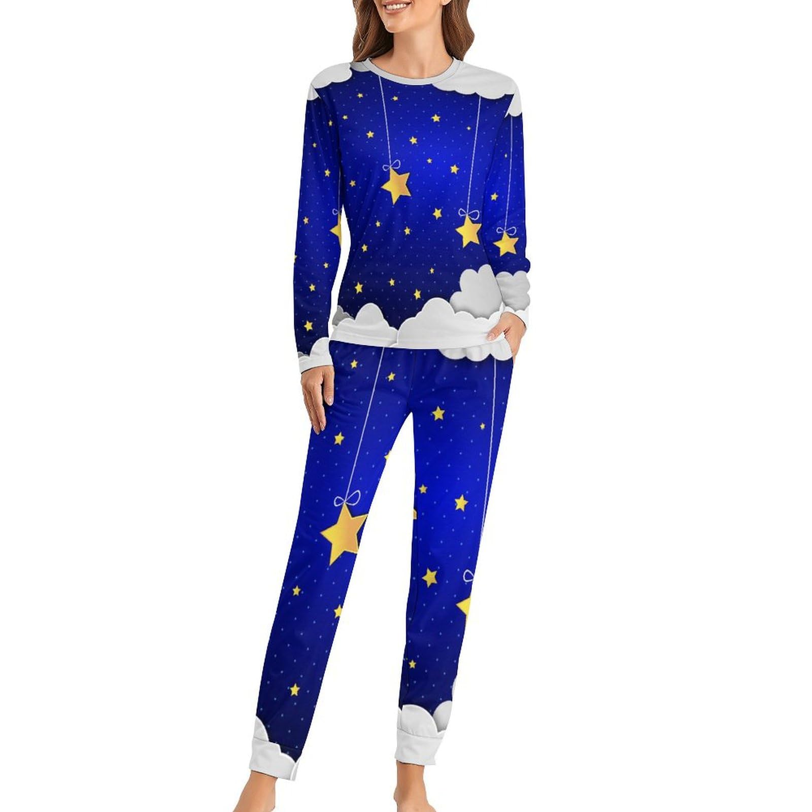 Pyjama Femme Nuages de Lune pour Vos Soirées Cocooning À la Maison - 8