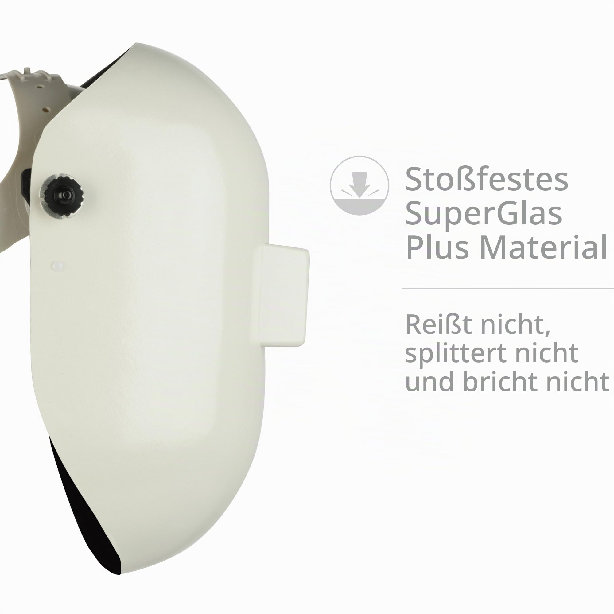Fibre-Metal by Honeywell Pipeliner Fiberglas Schweißhelm mit Ratsche Kopfbedeckung (110WH), Weiß