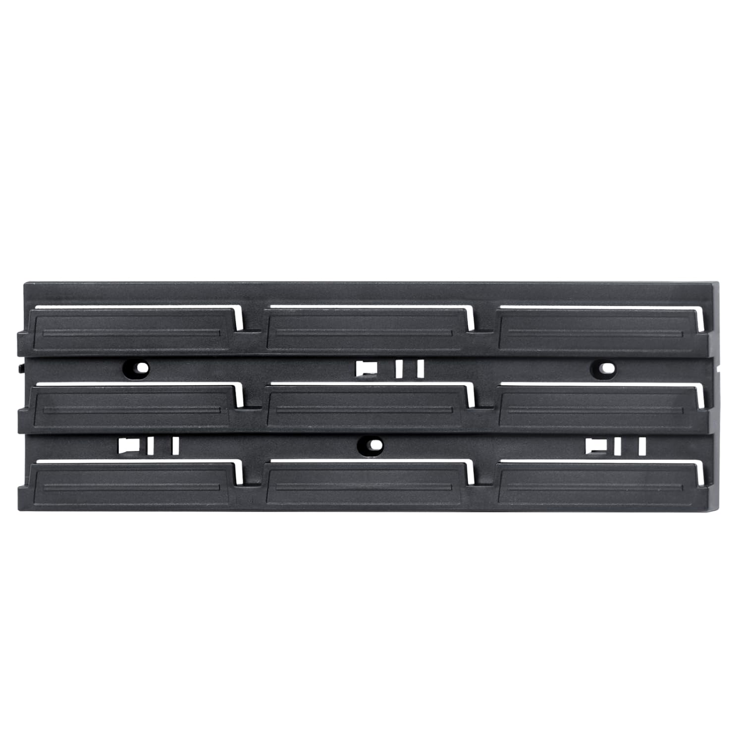 B2C Storage Bins Plastic Order Picking Parts Boxes Lid Scooped Front Stackable Wall Mounted Garage Workshop Tool Organizer Modular (Wall Mount Board, Small - 386mm x 130mm)
