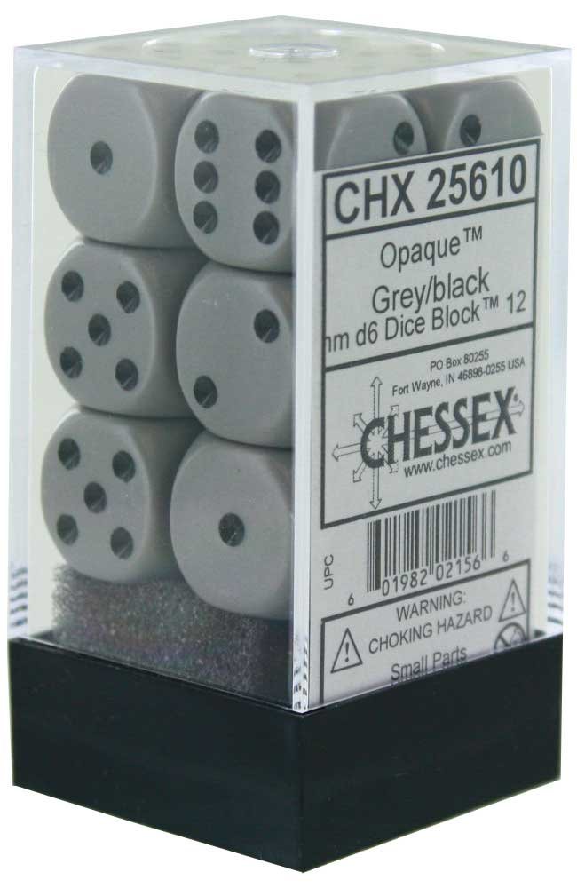 Amazon.com: Chessex DND Dice Set D&D Dice-16mm Opaque Dark Grey