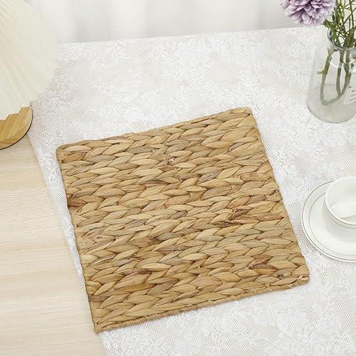 �e�[�u���}�b�g�A 25-30 �Z���`���[�g�����E���h/�n�[�g�`/�����`�D��v���[�X�}�b�g�A�V�R�E�H�[�^�[�q���V���X/�g�E�����R�V�k�v���[�X�}�b�g�A�_�C�j���O�e�[�u���p�ґg���e�[�u���}�b�g(Natural 25*25cm)