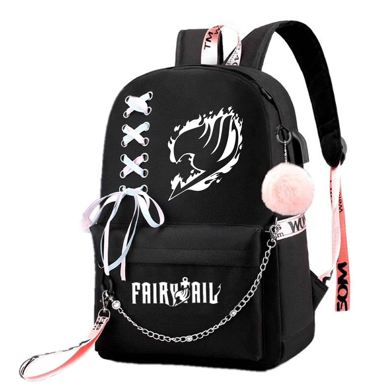 ISaikoy Anime Fairy Tail Backpack Bookbag Daypack School Bag Satchel Shoulder Bag