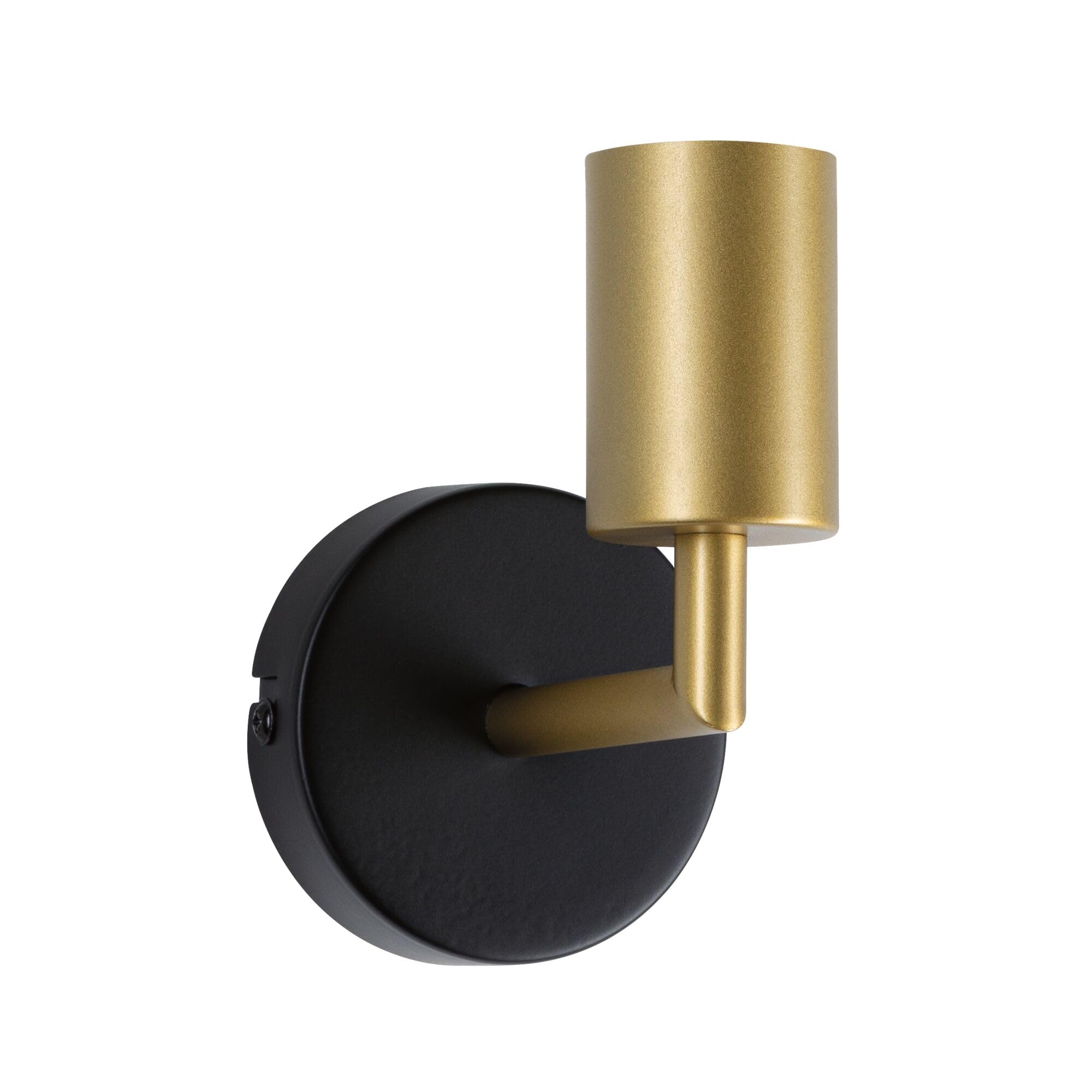 Paulmann Black Matt, Gold 71137 Wall Luminaire Ravi Ip44 E27 Max. 60W Wall Luminaire Lamp Not Included