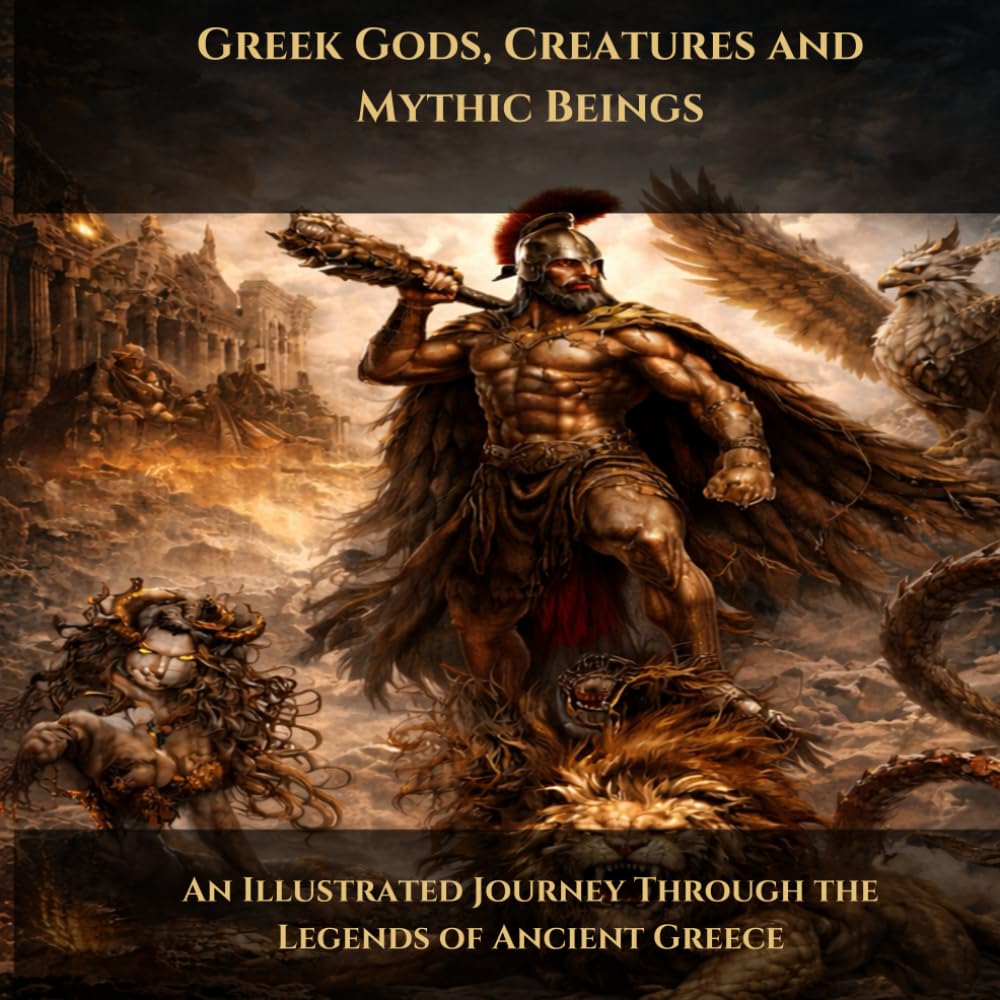 Greek Gods, Creatures and Mythic Beings: An Illustrated Guide and facts to the Gods, Monsters and Legends of Ancient Greece