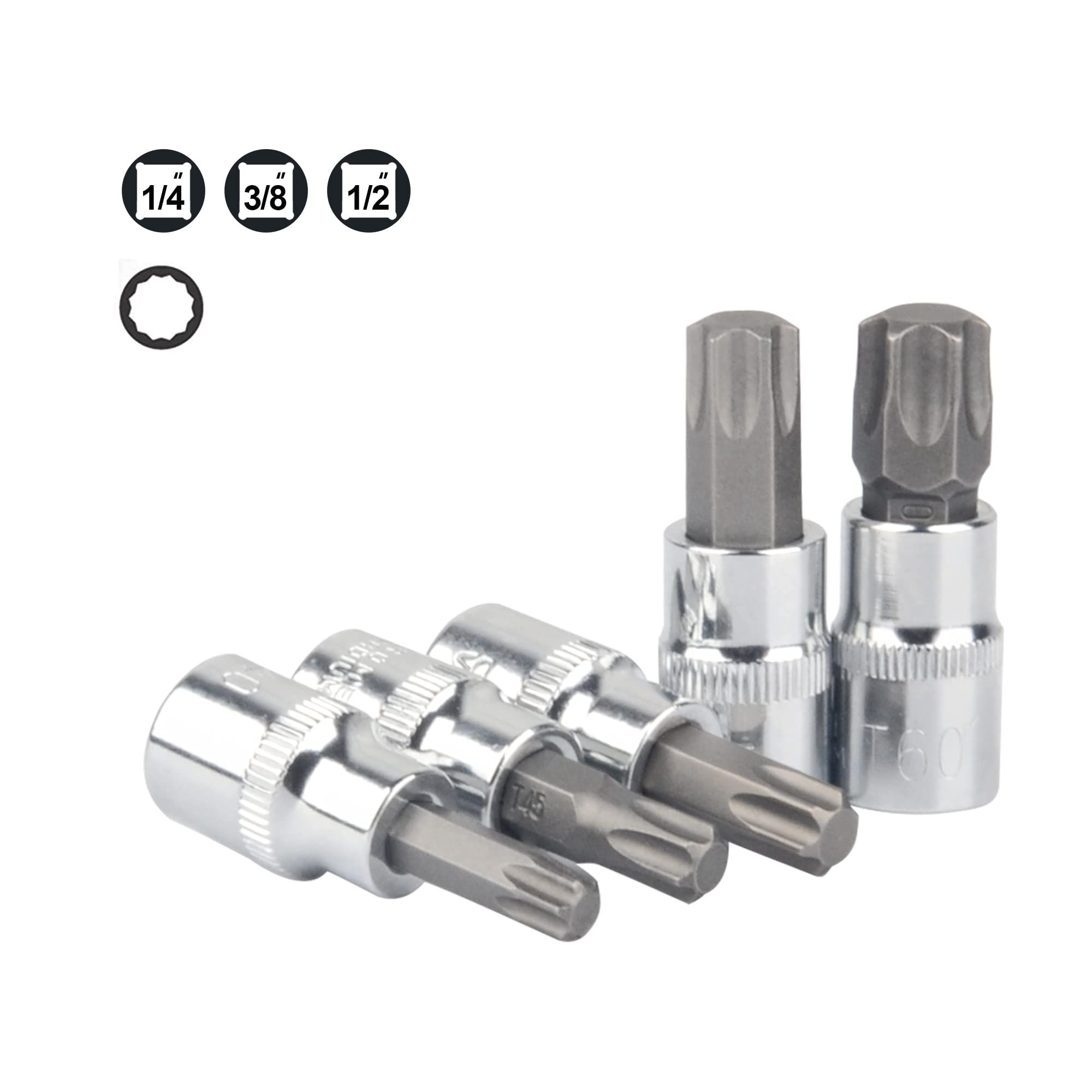 SET DI PUNTE Torx Pezzi Riparazione Auto Cacciavite Sicurezza Bit Adattatore EUR 10,19 - PicClick IT - Foto 6