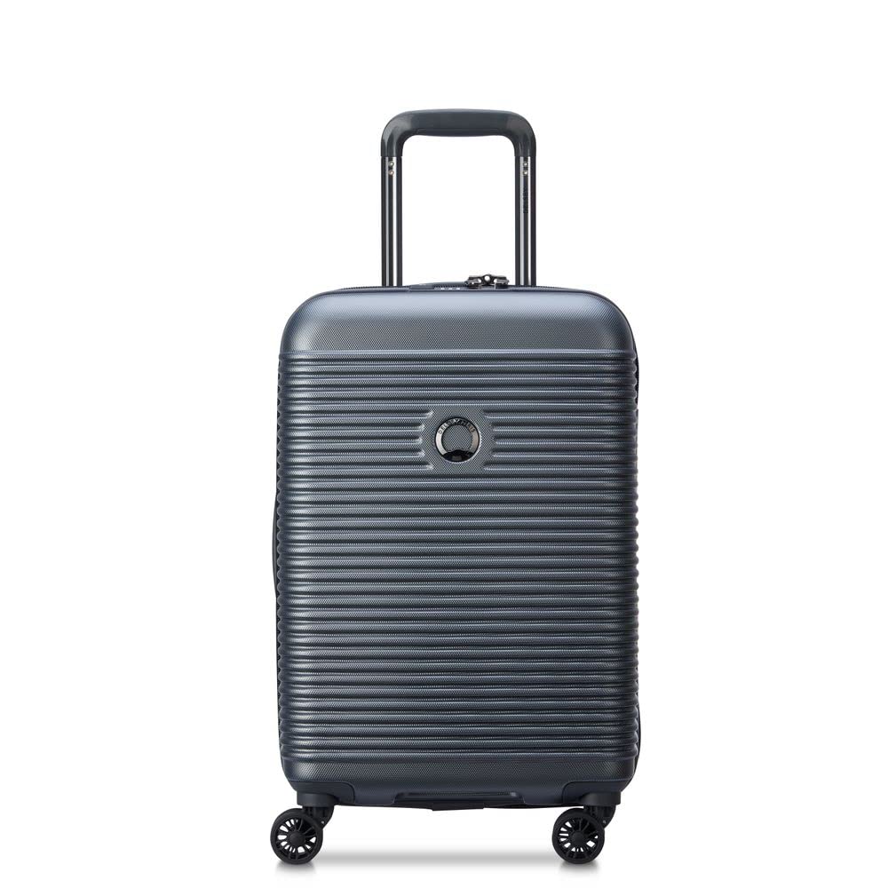 delsey paris Freestyle 55 cms Small Cabin Polycarbonate Hard Sided 8 Wheels Spinner Suitcase/Trolley Bag for Travel with TSA Lock- Graphite-picture-32