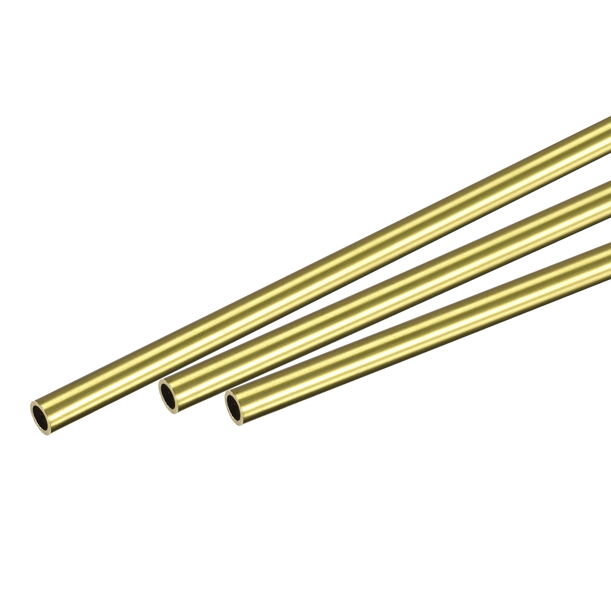 uxcell Brass Round Tube 4mm OD 0.5mm Wall Thickness 200mm Length Pipe Tubing 3 Pcs-image-40